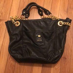 Juicy Couture Black Leather Purse